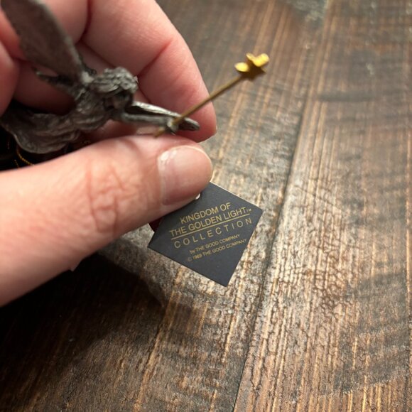 Vintage 1989 Kingdom of The Golden Light Pewterite The Fairy Angelica ~ NIB - Picture 6 of 7